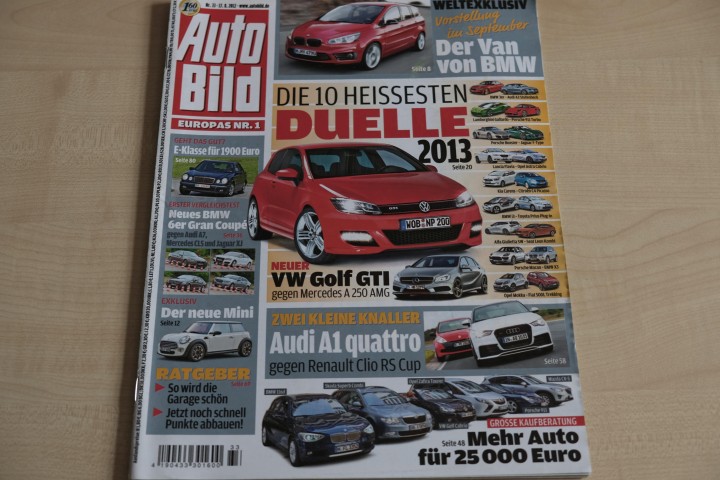 Deckblatt Auto Bild (33/2012)